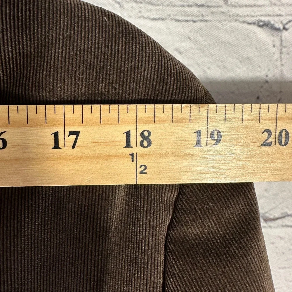 Lauren Ralph Lauren Mens Brown Corduroy Blazer Paisley Lining Sport Coat 42R